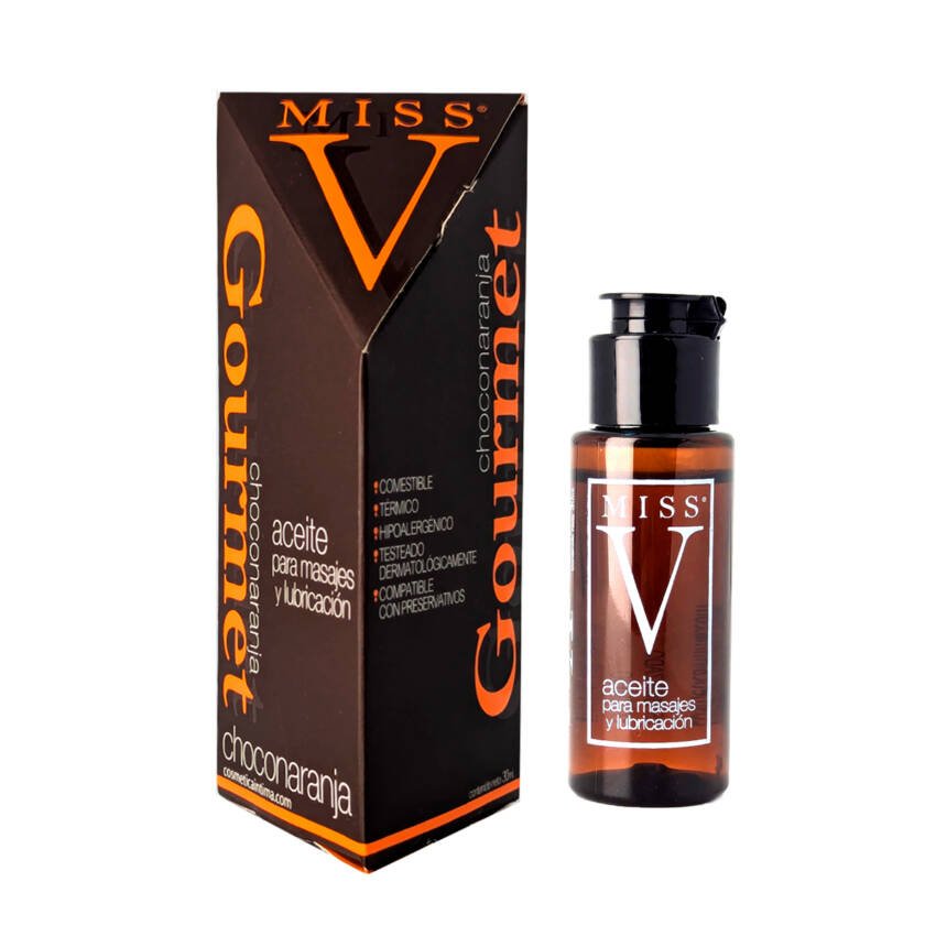 Aceite lubricante Miss v sabor choconaranja