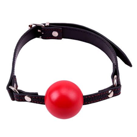 Mordaza con pelota de goma