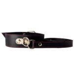 Collar-4cm con correa de cuero
