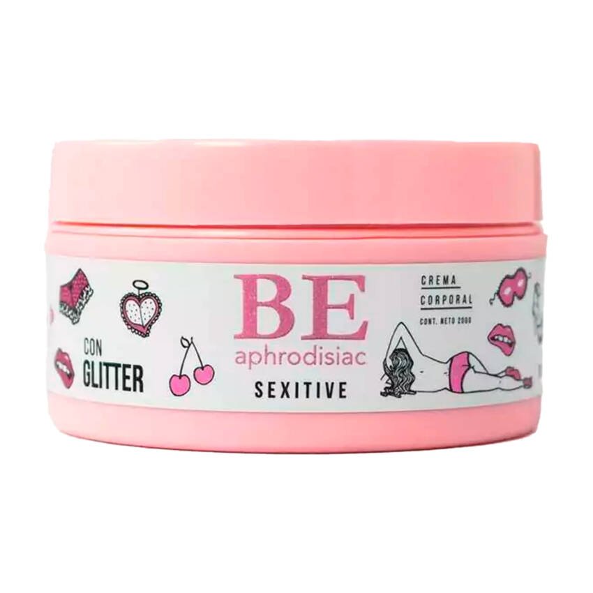 Crema Perfumada Be con Glitter