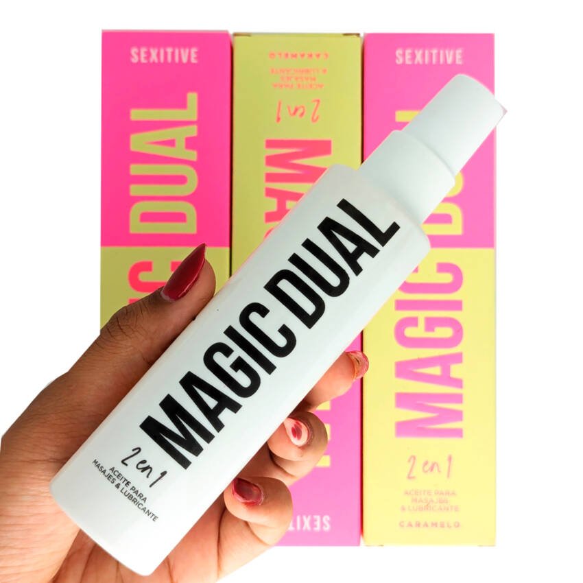Aceite y Lubricante Magic Dual Caramelo - Imagen de 2