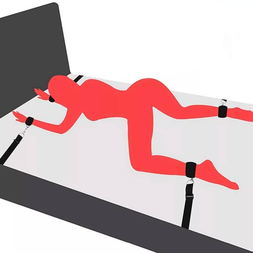 Amarre de cama para manos y pies - Imagen de 2