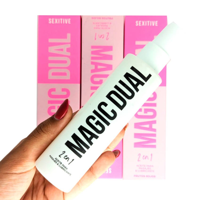 Aceite y Lubricante Magic Dual Frutos Rojos - Imagen de 3