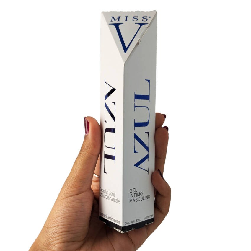 Lubricante Miss v azul masculino - Imagen de 4