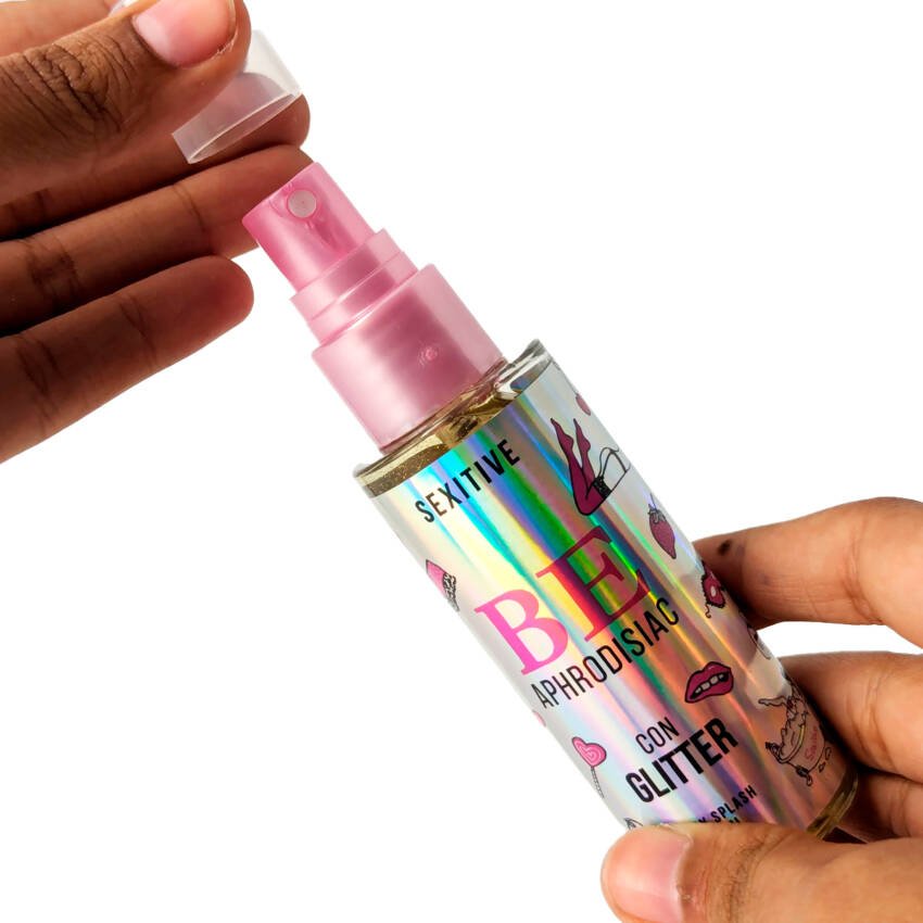 Body splash be con glitter Sexitive - Imagen de 5