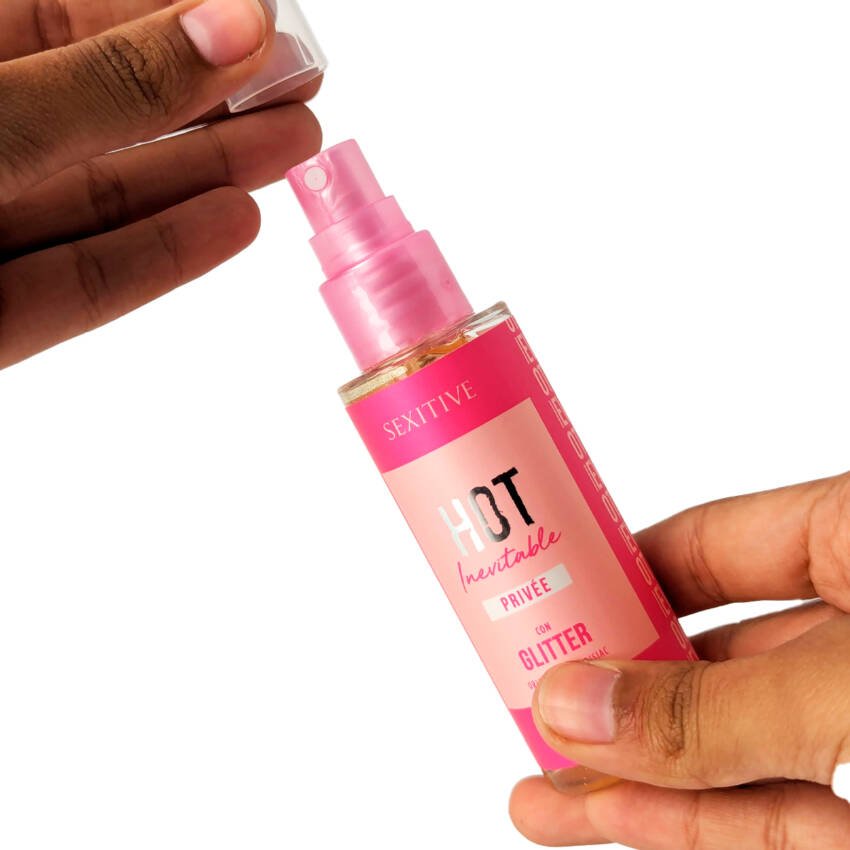 Body splash hot inevitable privée con glitter Sexitive - Imagen de 5