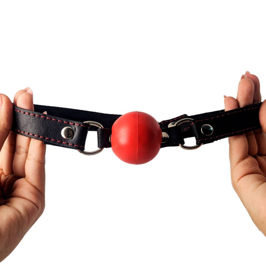 Mordaza con pelota de goma - Imagen de 3