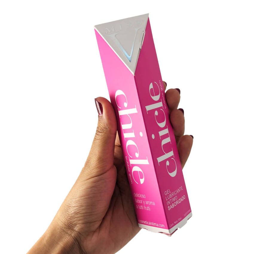 Lubricante Miss v sabor chicle - Imagen de 4