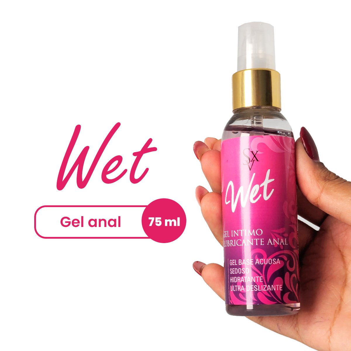Wet Gel Lubricante Íntimo Anal - Imagen de 3