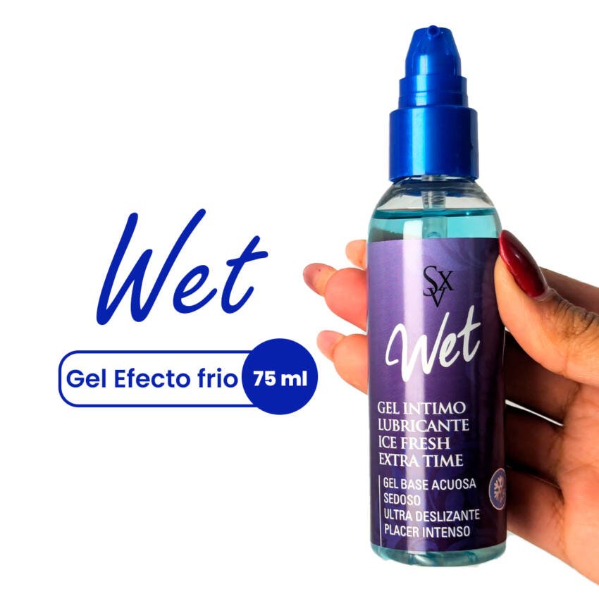Wet Gel Lubricante Íntimo Efecto Frio - Imagen de 3