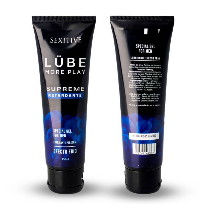 Gel Lubricante Lube Supreme Retardante - Imagen de 5