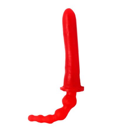 Consolador iniciador doble - 34 cm largo total