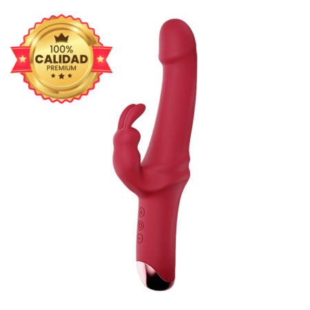 Vibrador rabbit con silicona premium
