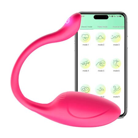 Vibrador inalámbrico con app de larga distancia