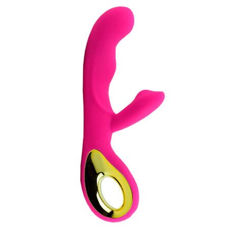Vibrador con doble estimulación y carga usb