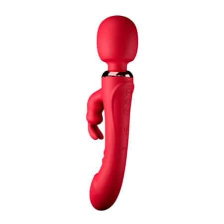 Consolador vibrador de triple estimulación