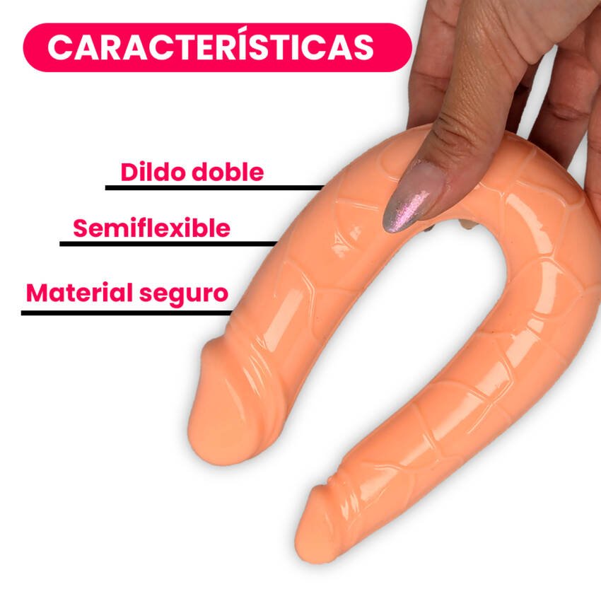 Dildo para doble penetración - anal y vaginal - Imagen de 6