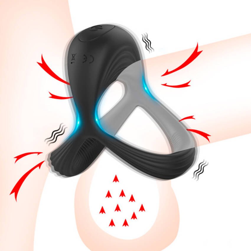 Anillo vibrador doble retardante - Imagen de 2