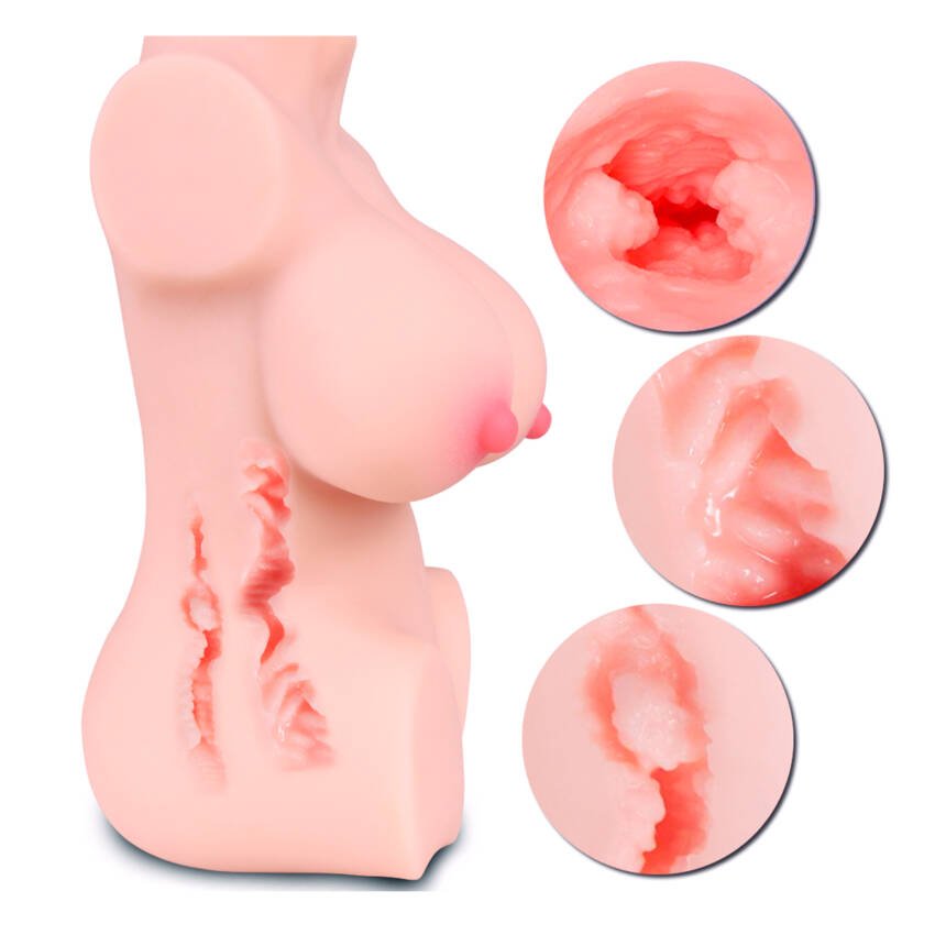 Torso masturbador masculino - vagina y ano - Imagen de 2