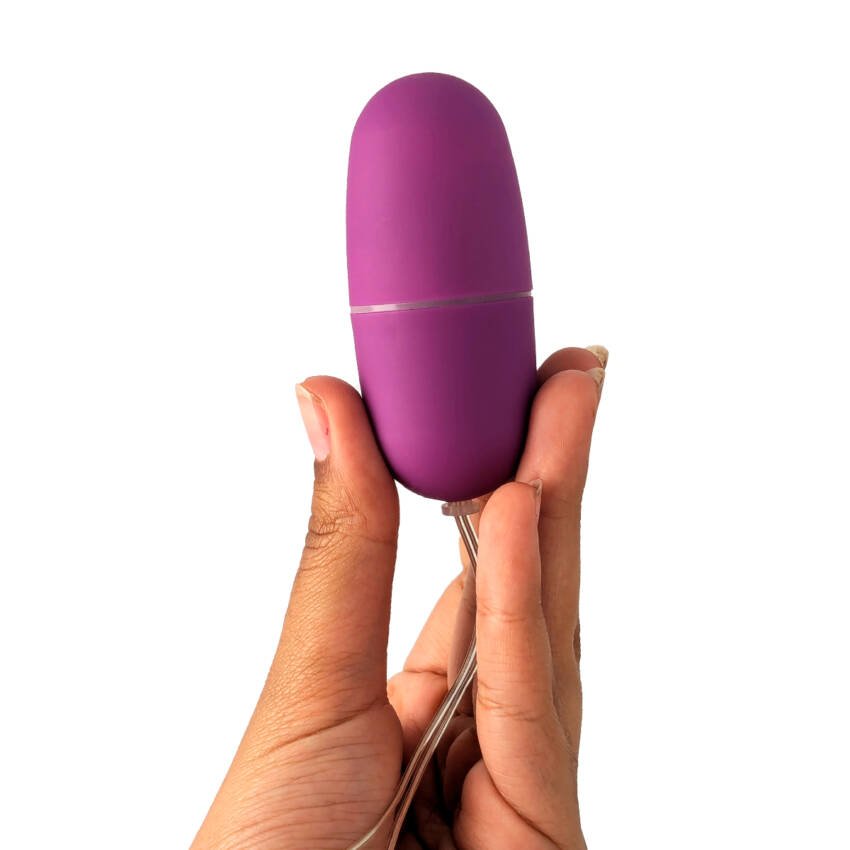 Huevo vibrador a pilas con control remoto - Imagen de 2