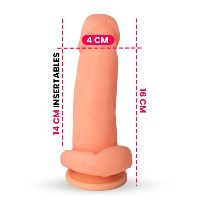 Dildo mini kong - 16 x 4 cm - Imagen de 2