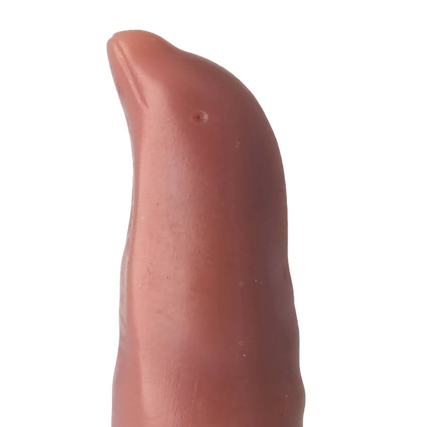Dildo vibrador de delfín - 18 x 3,5 cm - Imagen de 6