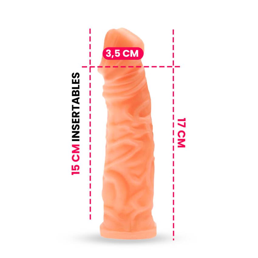 Dildo Americano - 17 x 3,5 cm - Imagen de 2