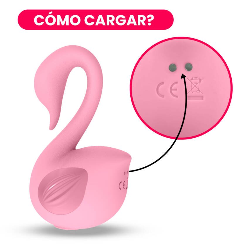 Cisne vibrador-succionador de clítoris y pezones - Imagen de 3