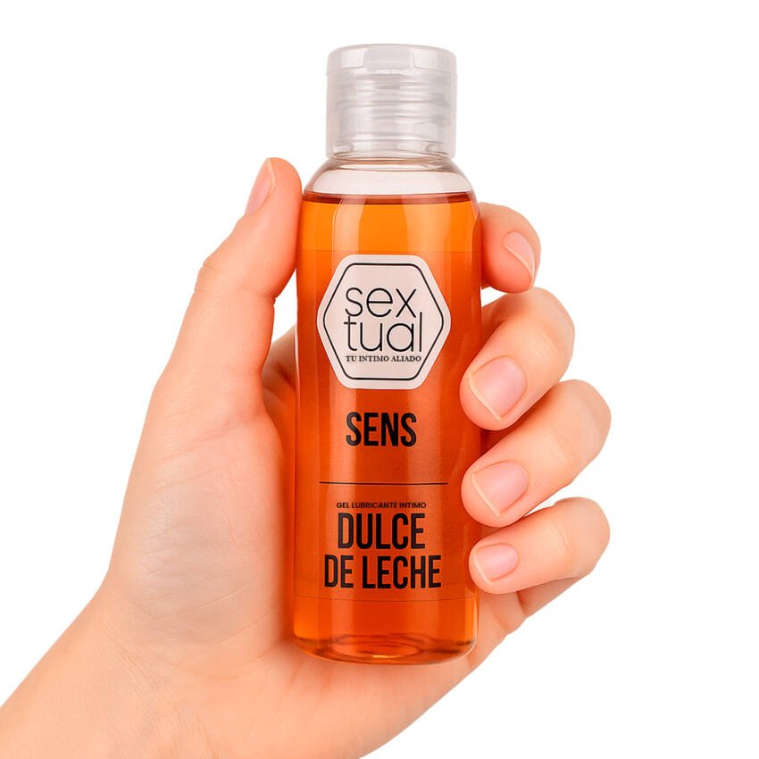 Gel lubricante sabor dulce de leche - 80 ml - Imagen de 3