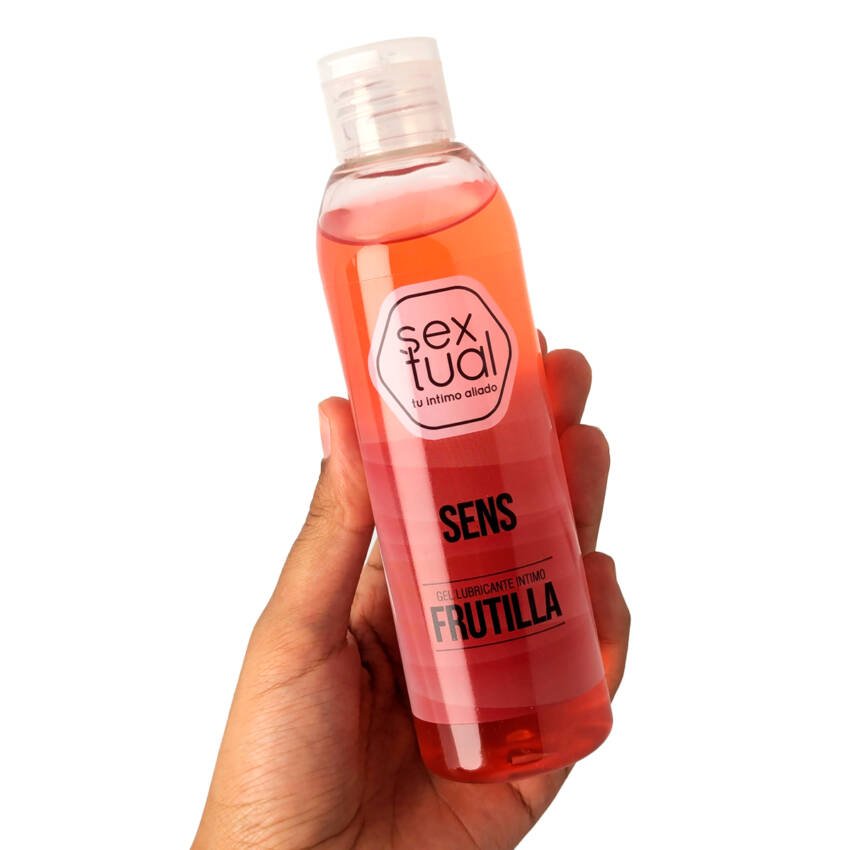 Gel lubricante de frutilla - 200 ml - Imagen de 3