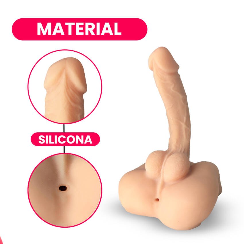 Torso consolador masculino - pene y ano - Imagen de 3