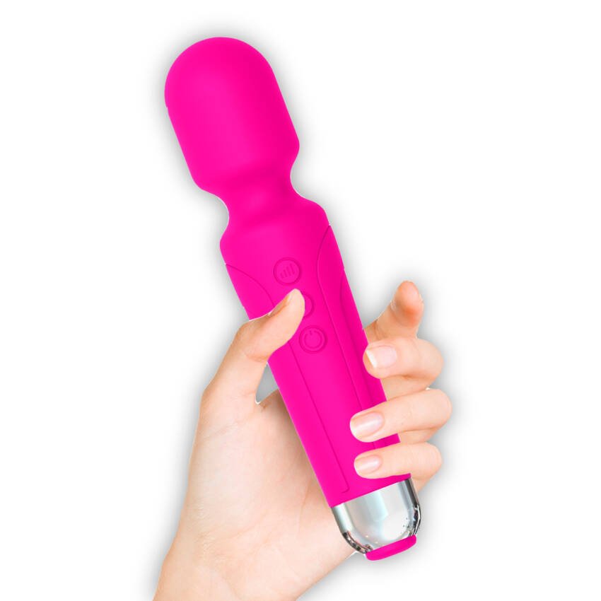 Masajeador vibrador de silicona con carga USB - Imagen de 5