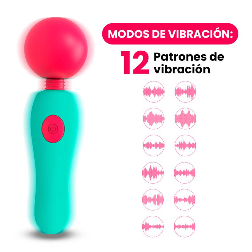 Masajeador vibrador con baterías - Imagen de 5