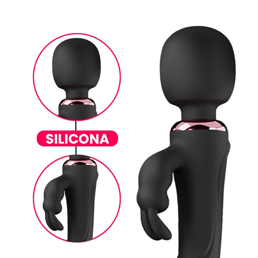 Consolador vibrador de triple estimulación - Imagen de 3