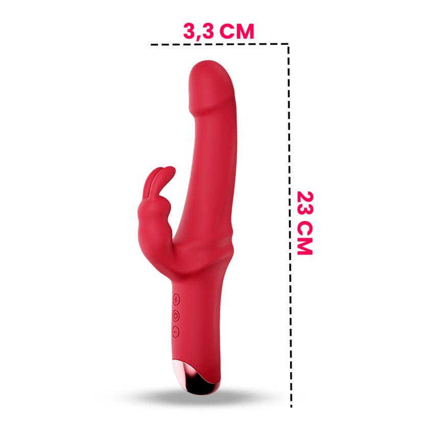 Vibrador rabbit con silicona premium - Imagen de 3