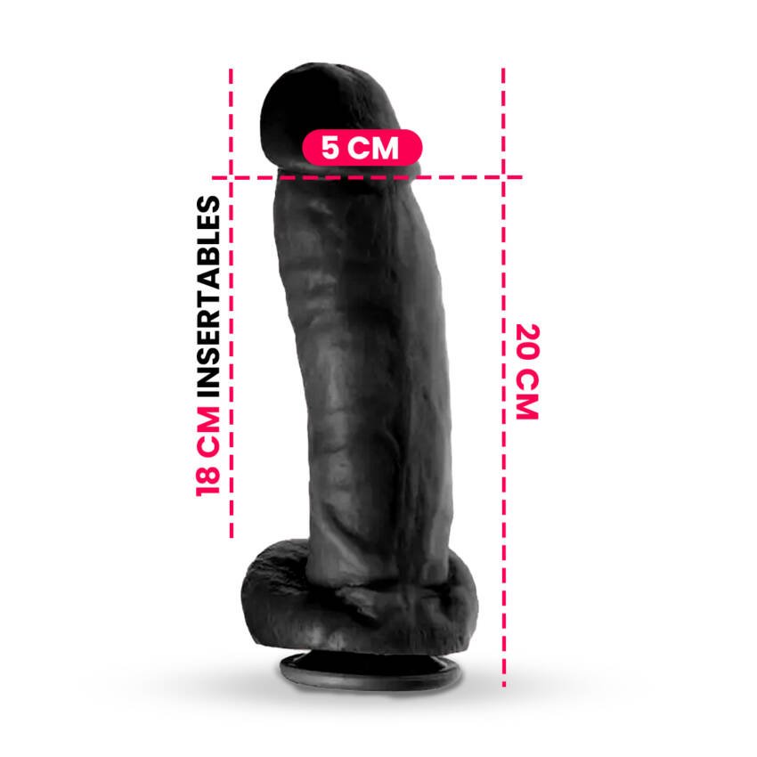 Dildo super kong muluto - 20 x 5 cm - Imagen de 2