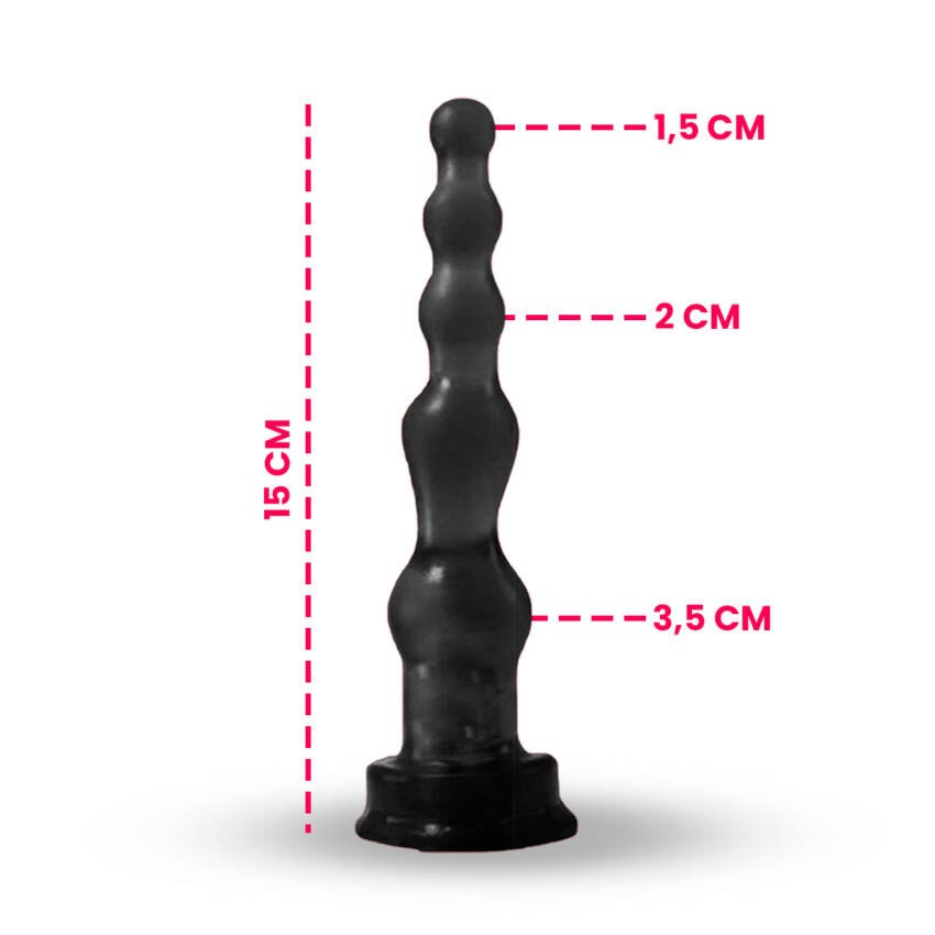 Inexpulsable anal - 15 x 3,5 cm - Imagen de 2