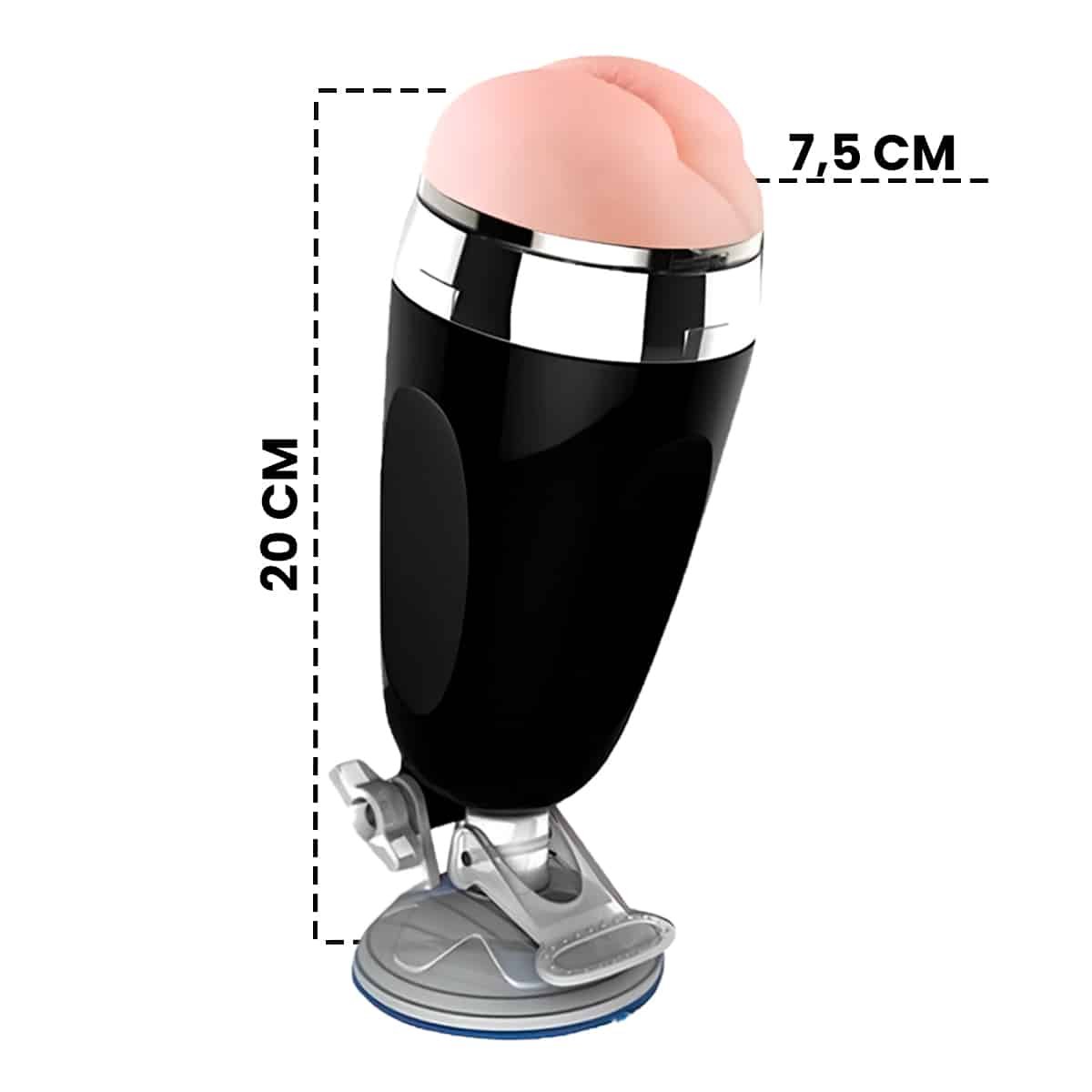 Masturbador masculino con ventosa Ano - Imagen de 3