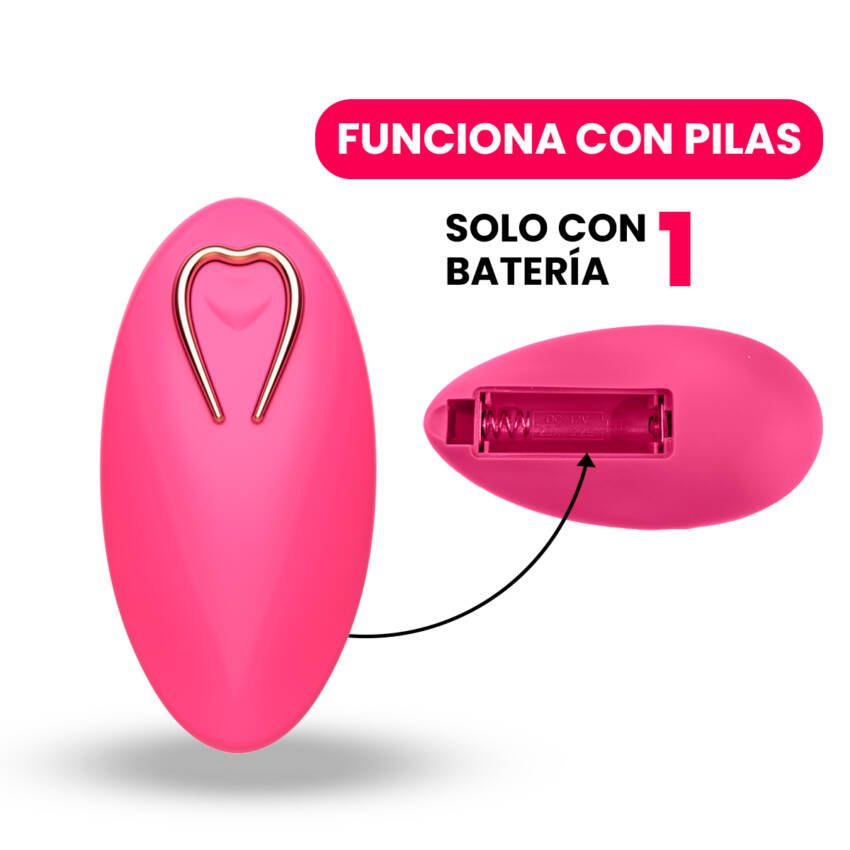 Estimulador vibrador doble con control - Imagen de 5