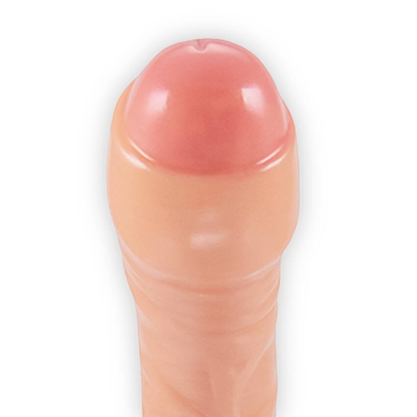 Dildo curvo realista con sopapa - 17 x 3,6 cm - Imagen de 4