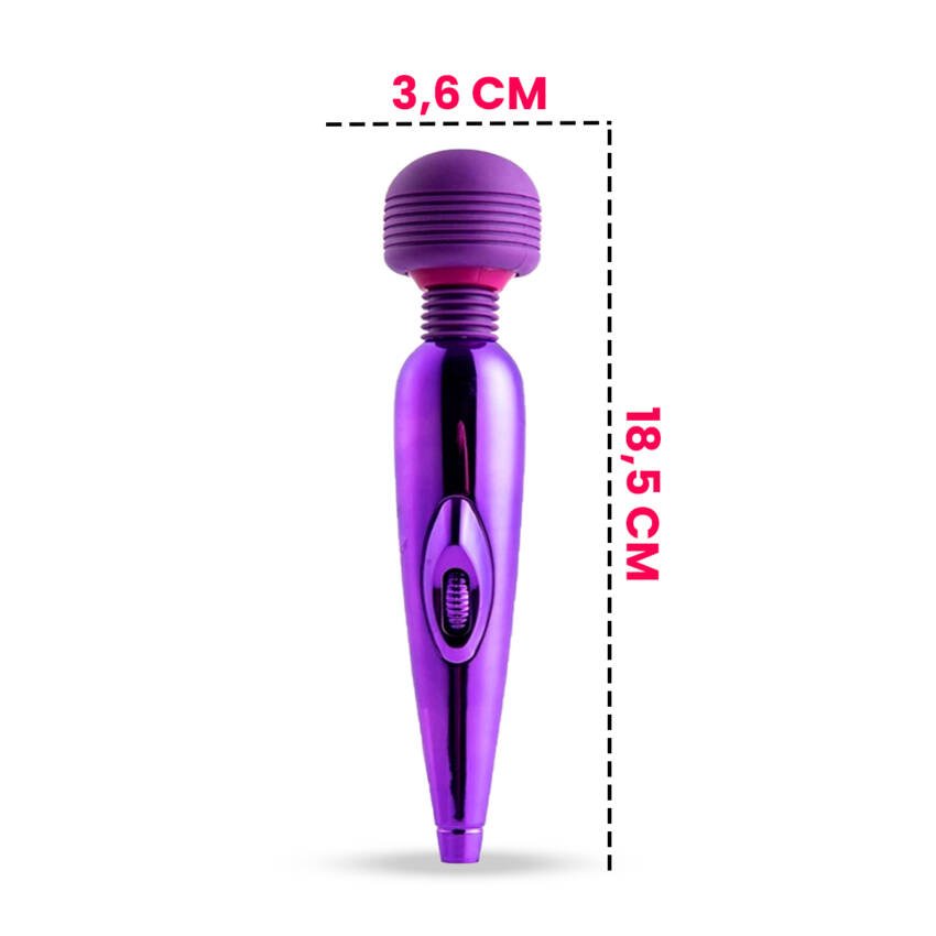 Masajeador vibrador con carga USB - Imagen de 2