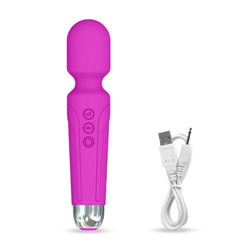 Masajeador vibrador de silicona con carga USB - Imagen de 4
