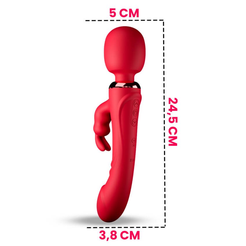 Consolador vibrador de triple estimulación - Imagen de 4