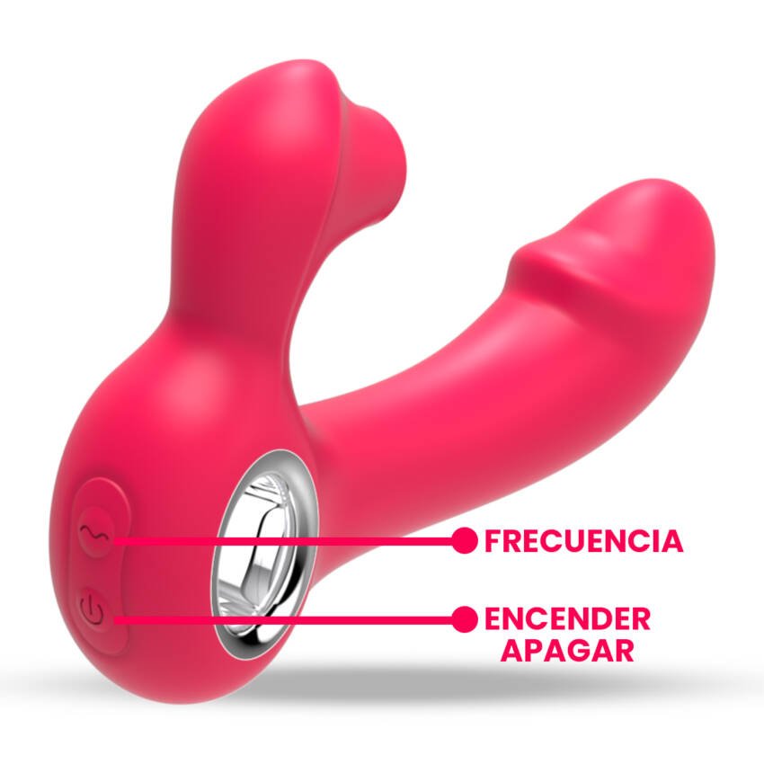 Vibrador succionador - doble estimulación - Imagen de 3