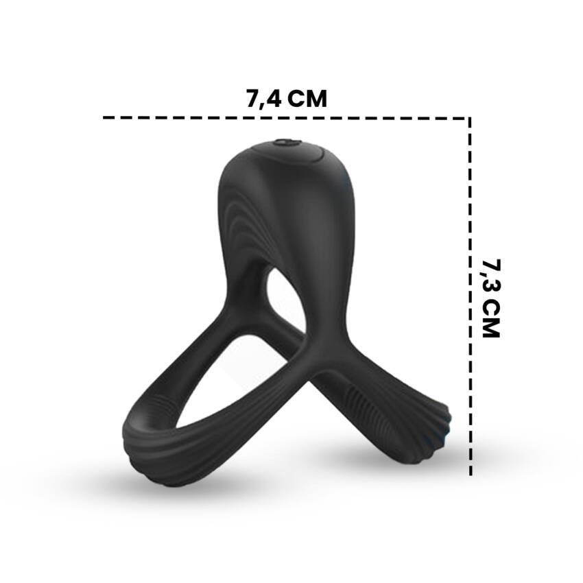 Anillo vibrador doble retardante - Imagen de 4