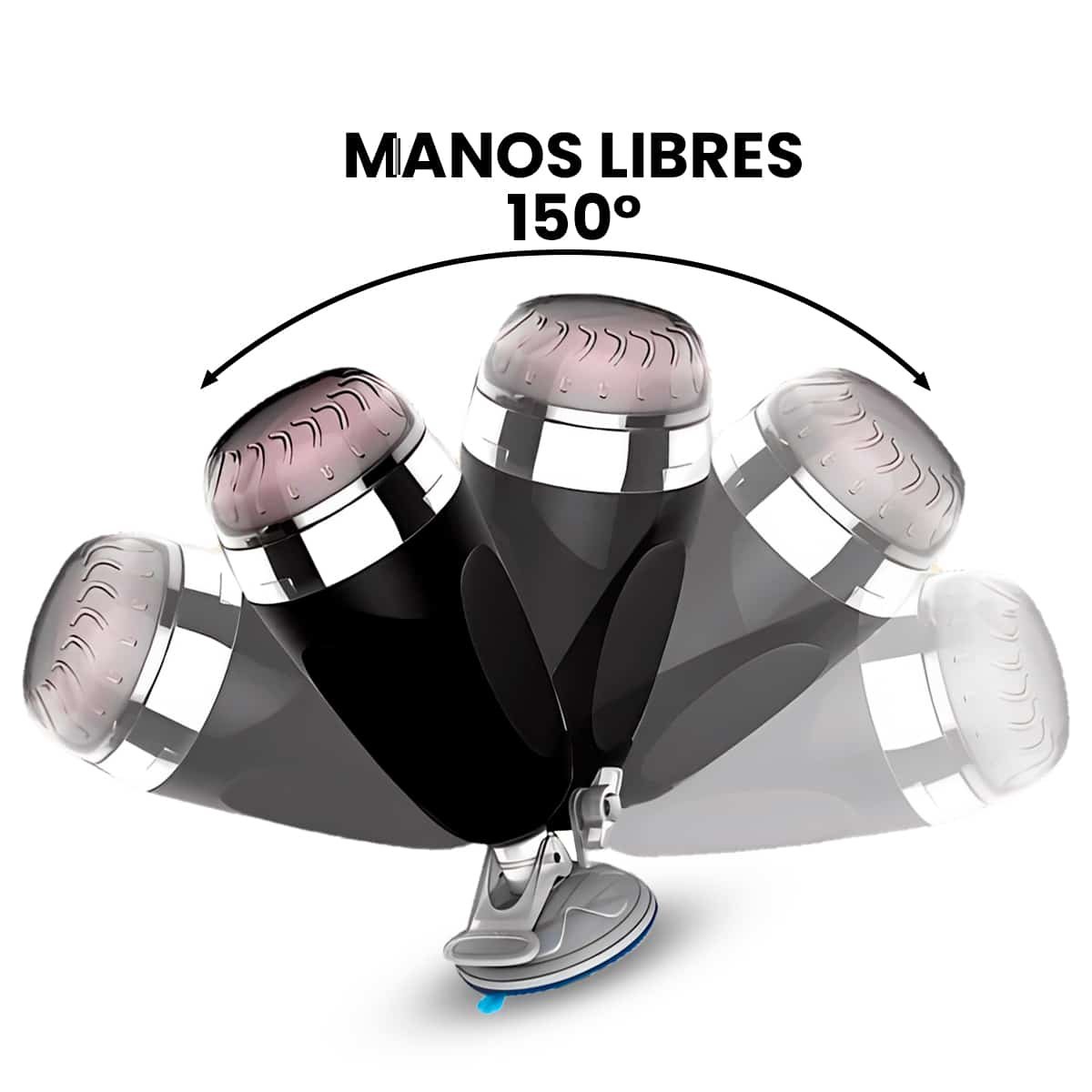 Masturbador masculino con ventosa Ano - Imagen de 6