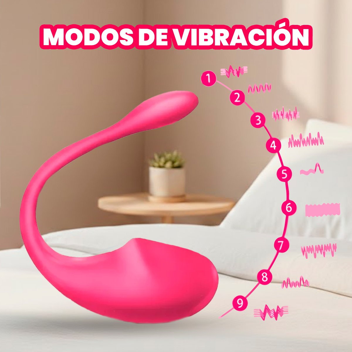 Vibrador inalámbrico con app de larga distancia - Imagen de 5