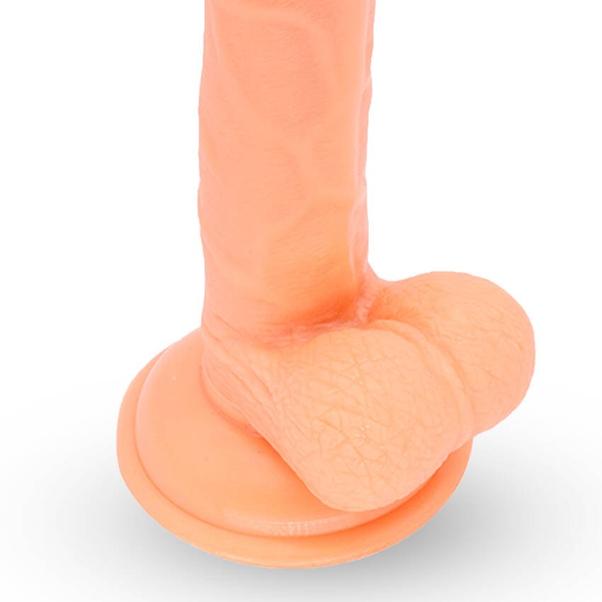 Dildo realista con sopapa - 16 x 3,3 cm - Imagen de 4