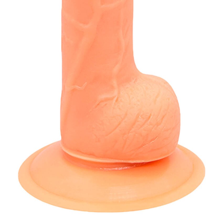 Dildo realista con sopapa - 17,5 x 4 cm - Imagen de 4