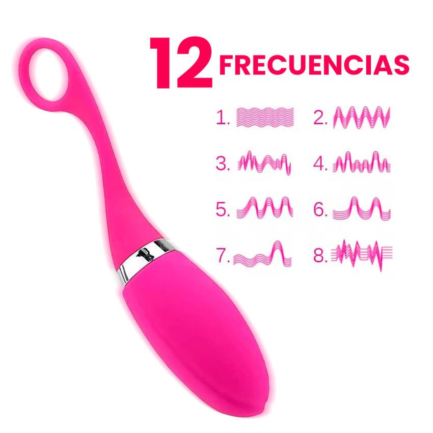 Huevo vibrador con control - carga usb - Imagen de 6